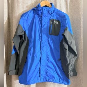 The North Face Royal Blue and Charcoal Jacket